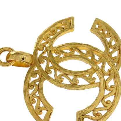 Chanel Gold CC Chain Pendant Long Necklace 95A