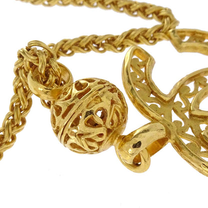 Chanel Gold CC Chain Pendant Long Necklace 95A