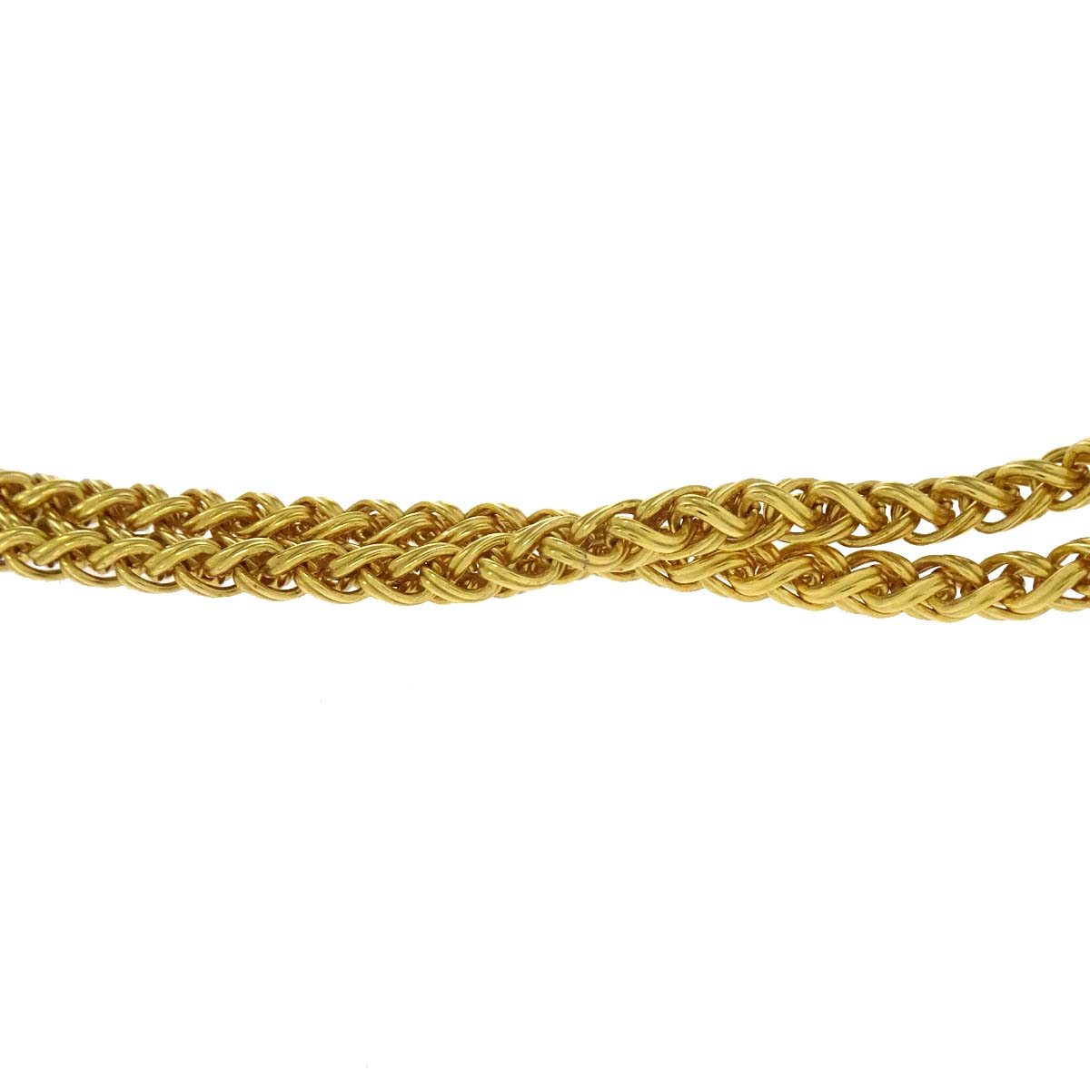 Chanel Gold CC Chain Pendant Long Necklace 95A