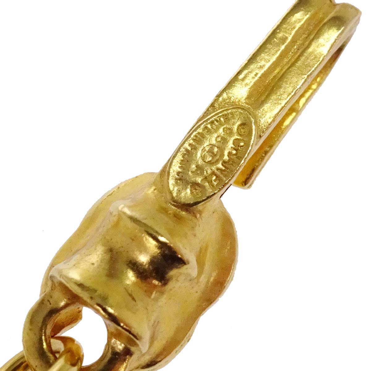 Chanel Gold CC Chain Pendant Long Necklace 95A