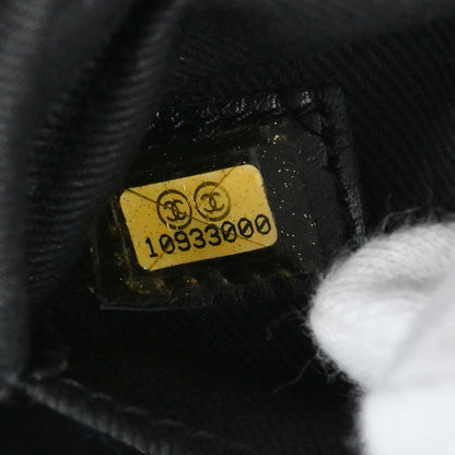 Chanel Black Calfskin Lady Braid Bowler Bag Handbag