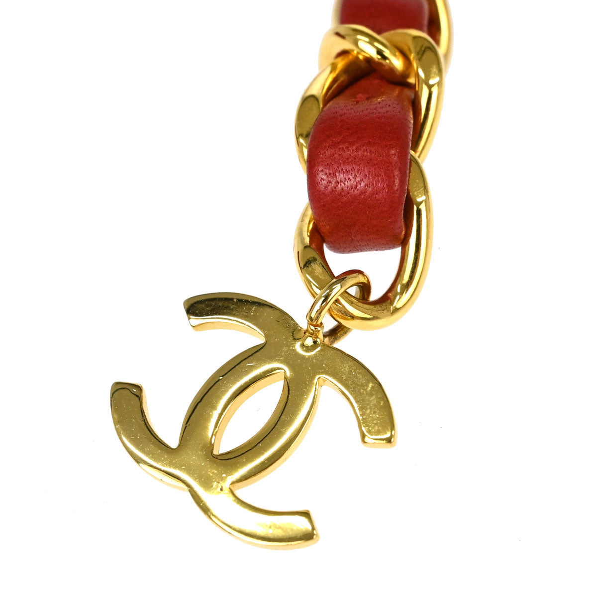 Chanel Red Lambskin Classic Flap Micro Bum Belt Bag