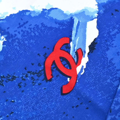 Chanel 2002 Surf Line Camisole Dress Blue #36