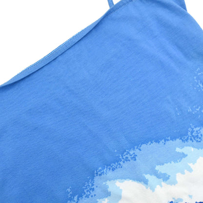Chanel 2002 Surf Line Camisole Dress Blue #36