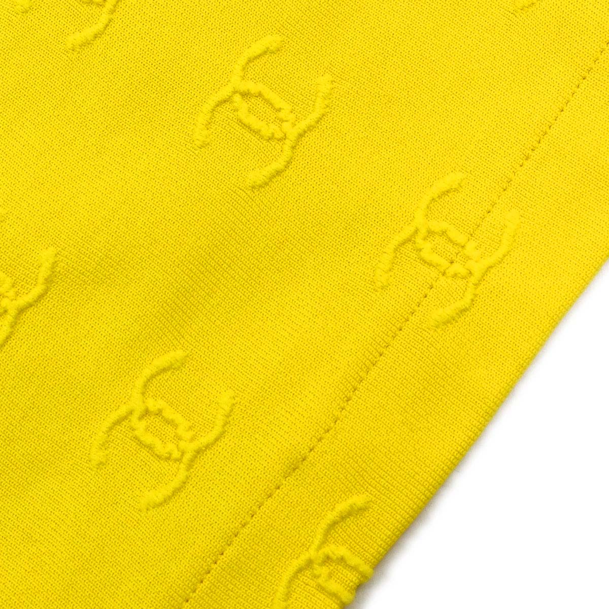 Chanel Short Sleeve T-shirt Cropped Top Yellow