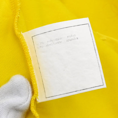 Chanel Short Sleeve T-shirt Cropped Top Yellow