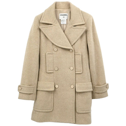 Chanel 2001 Wool Double Breasted Coat #36