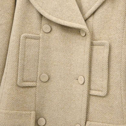 Chanel 2001 Wool Double Breasted Coat #36
