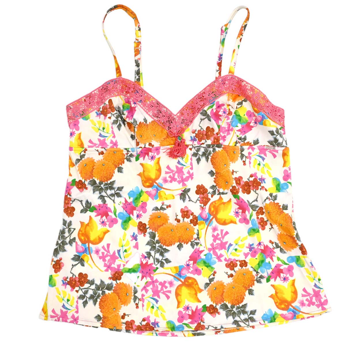 Christian Dior Camisole Top All-over Print White
