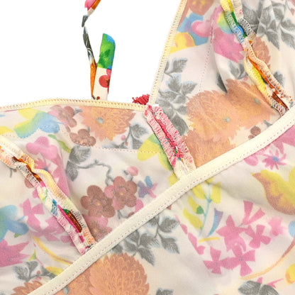 Christian Dior Camisole Top All-over Print White