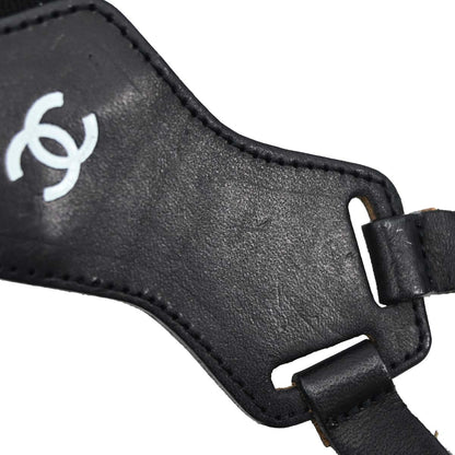 Chanel Black Suspenders Small Good 21