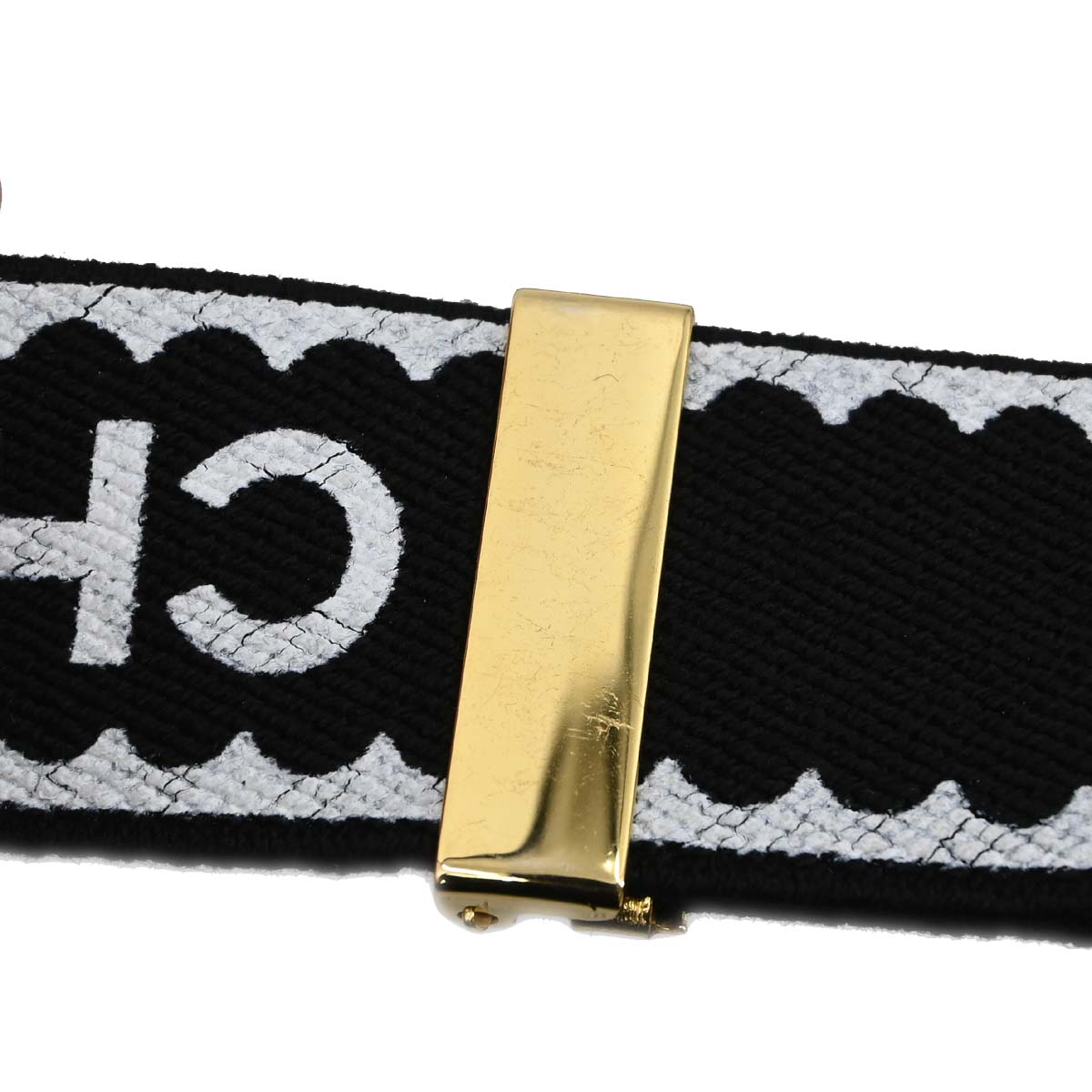 Chanel Black Suspenders Small Good 21