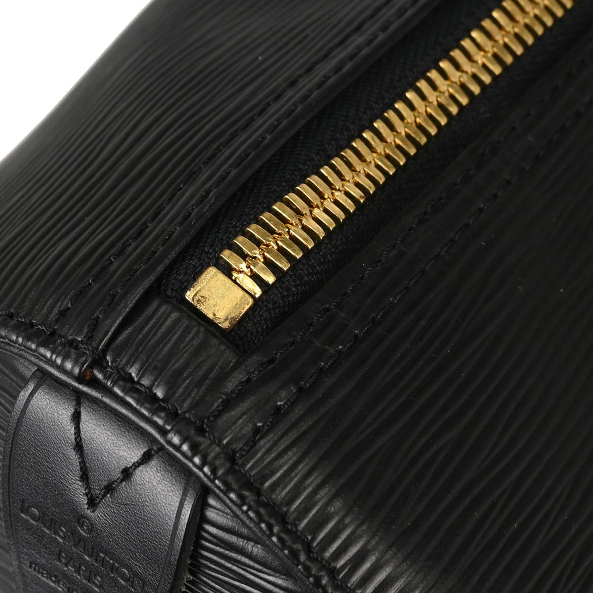 Louis Vuitton Black Epi Keepall 50 Travel Handbag M42962