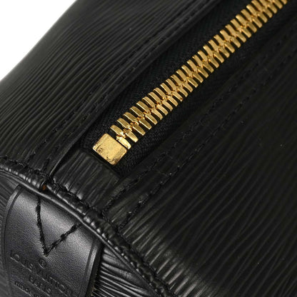Louis Vuitton Black Epi Keepall 50 Travel Handbag M42962
