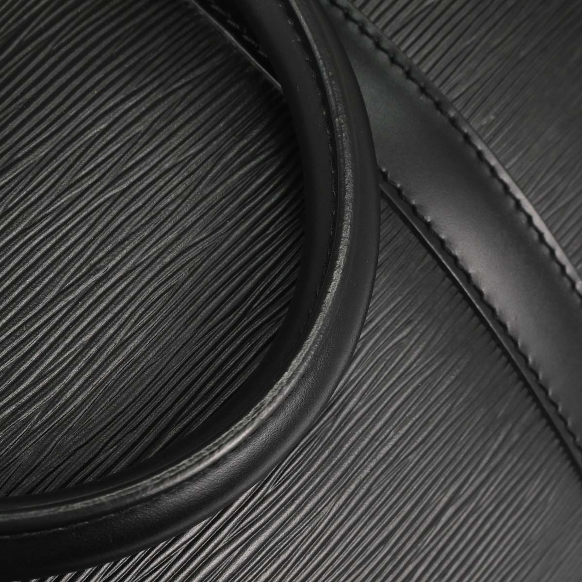 Louis Vuitton Black Epi Keepall 50 Travel Handbag M42962
