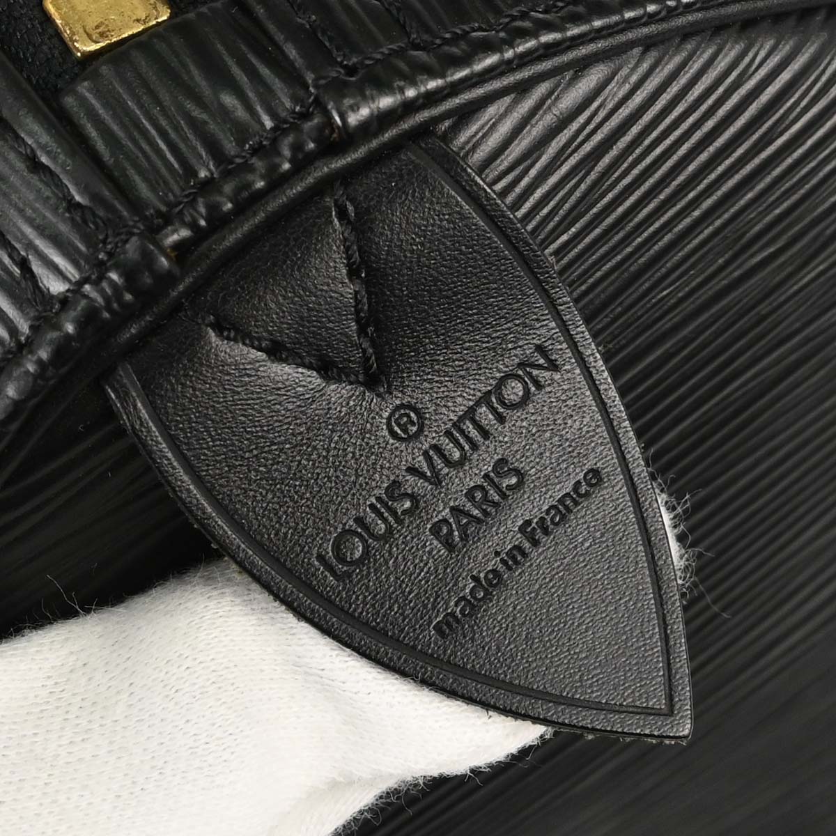 Louis Vuitton Black Epi Keepall 50 Travel Handbag M42962