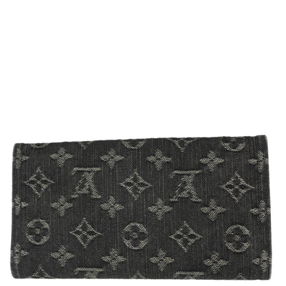 Louis Vuitton Monogram Denim Porte Monnaie Amellia Wallet M95512