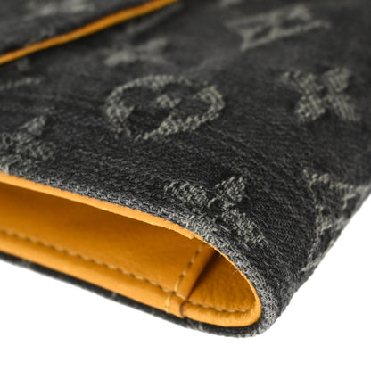 Louis Vuitton Monogram Denim Porte Monnaie Amellia Wallet M95512