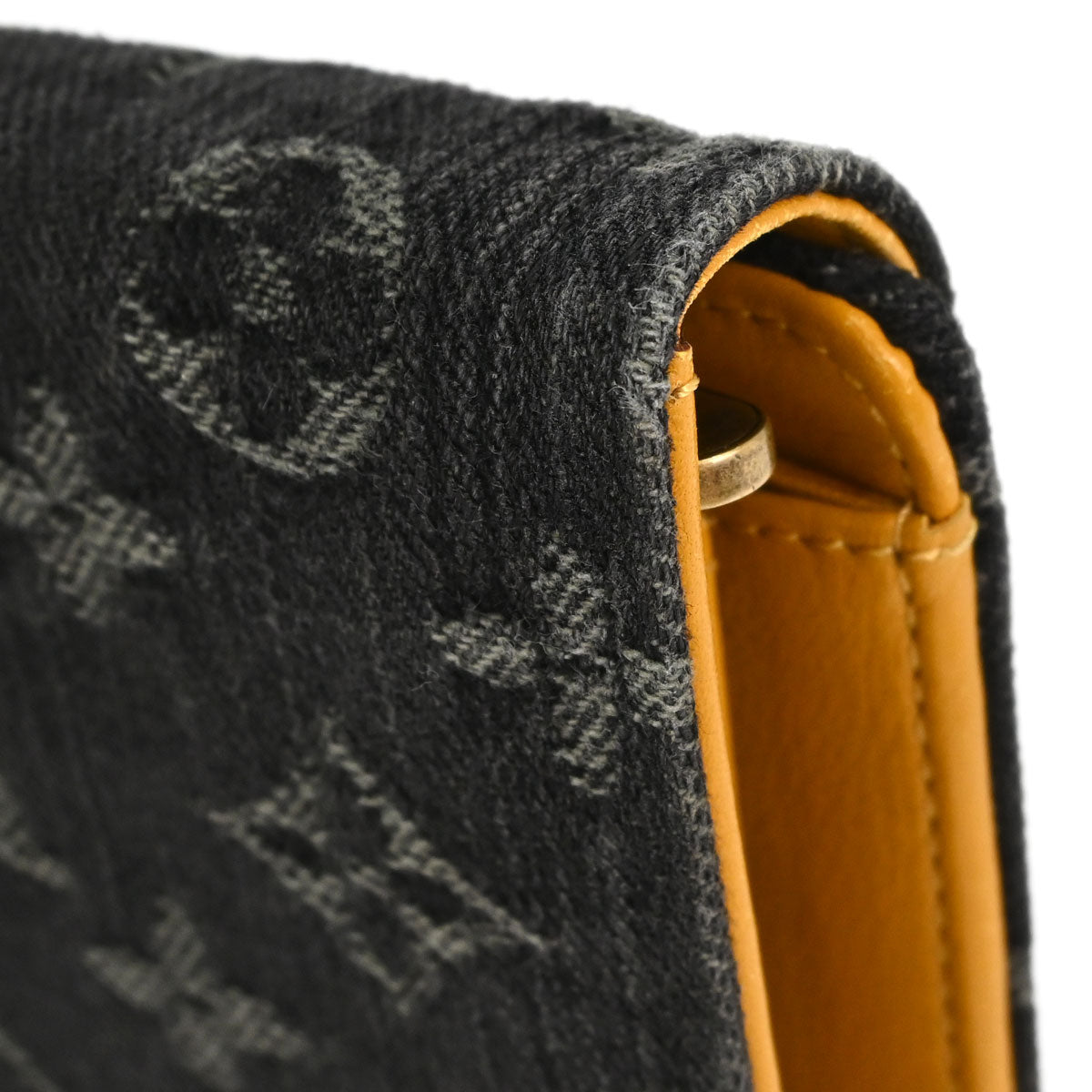 Louis Vuitton Monogram Denim Porte Monnaie Amellia Wallet M95512
