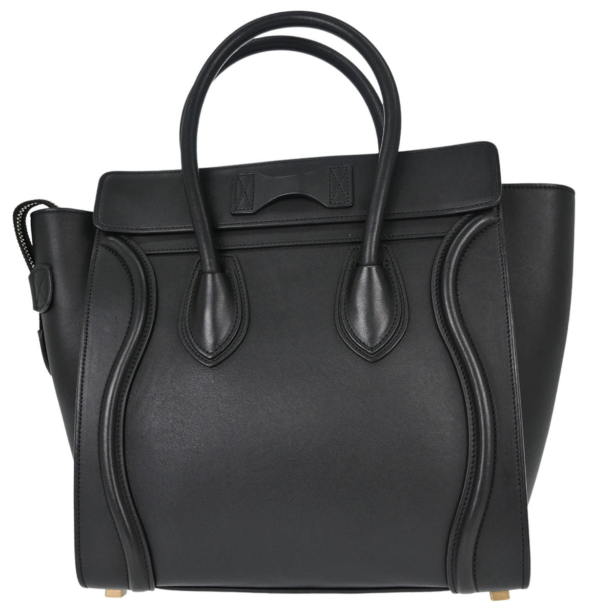 Celine Black Luggage Micro Tote Handbag