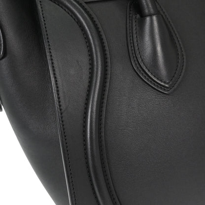 Celine Black Luggage Micro Tote Handbag
