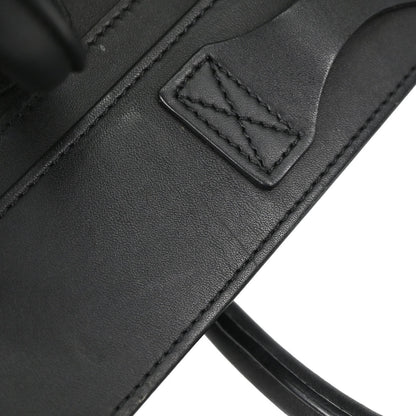Celine Black Luggage Micro Tote Handbag
