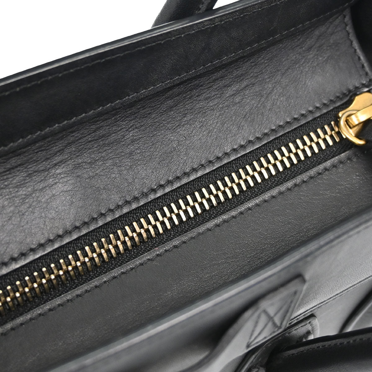 Celine Black Luggage Micro Tote Handbag
