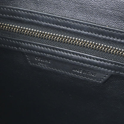 Celine Black Luggage Micro Tote Handbag