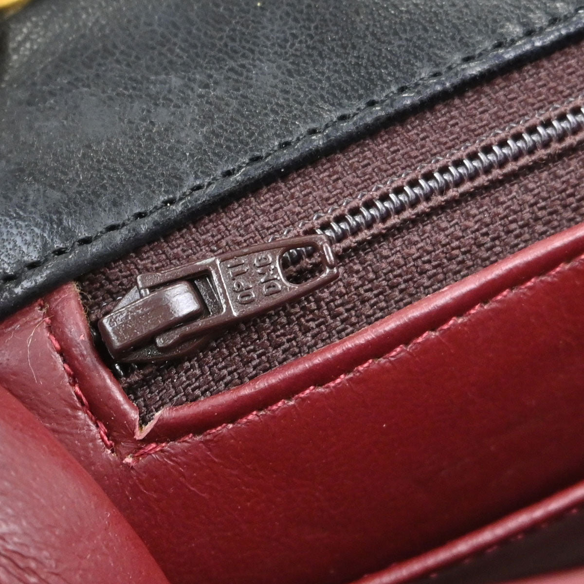Chanel Black Lambskin Single Flap Shoulder Bag