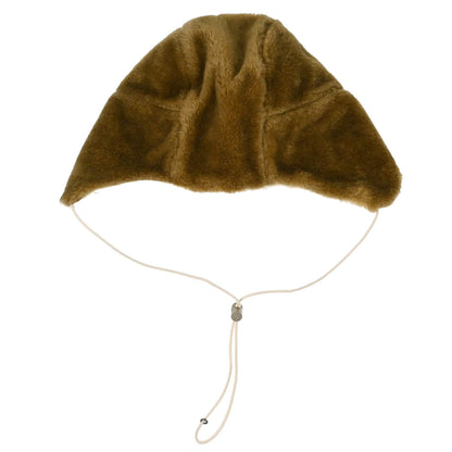 Chanel 2001 Sport Trapper Hat Faux Fur #M