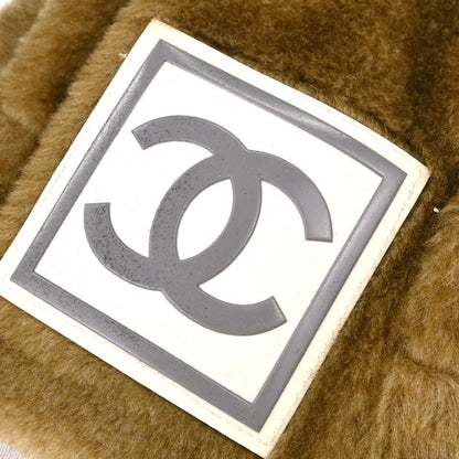 Chanel 2001 Sport Trapper Hat Faux Fur #M