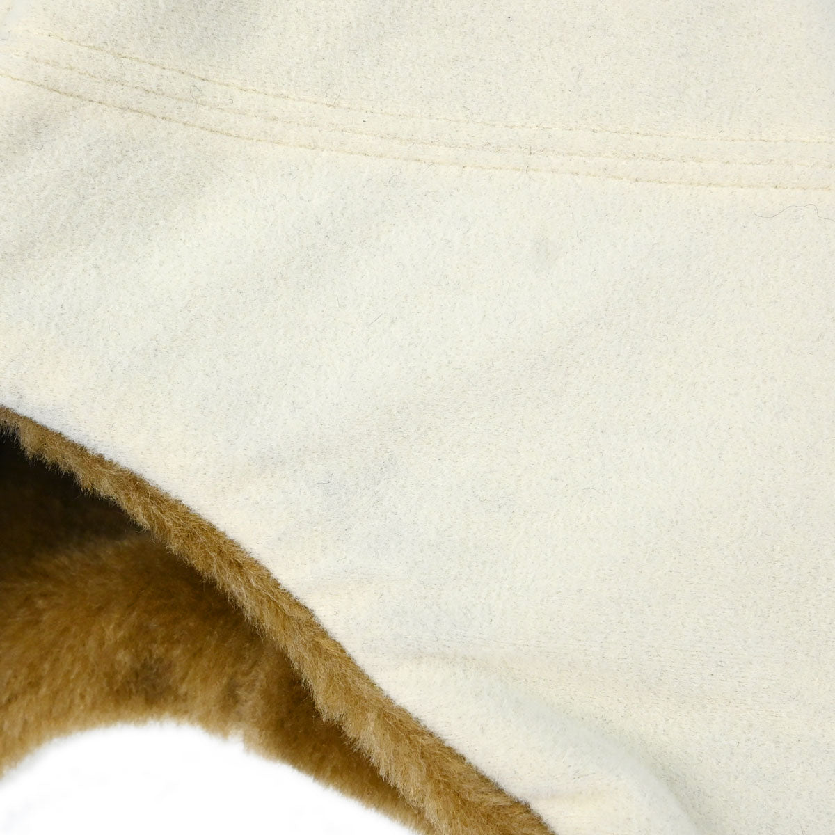 Chanel 2001 Sport Trapper Hat Faux Fur #M