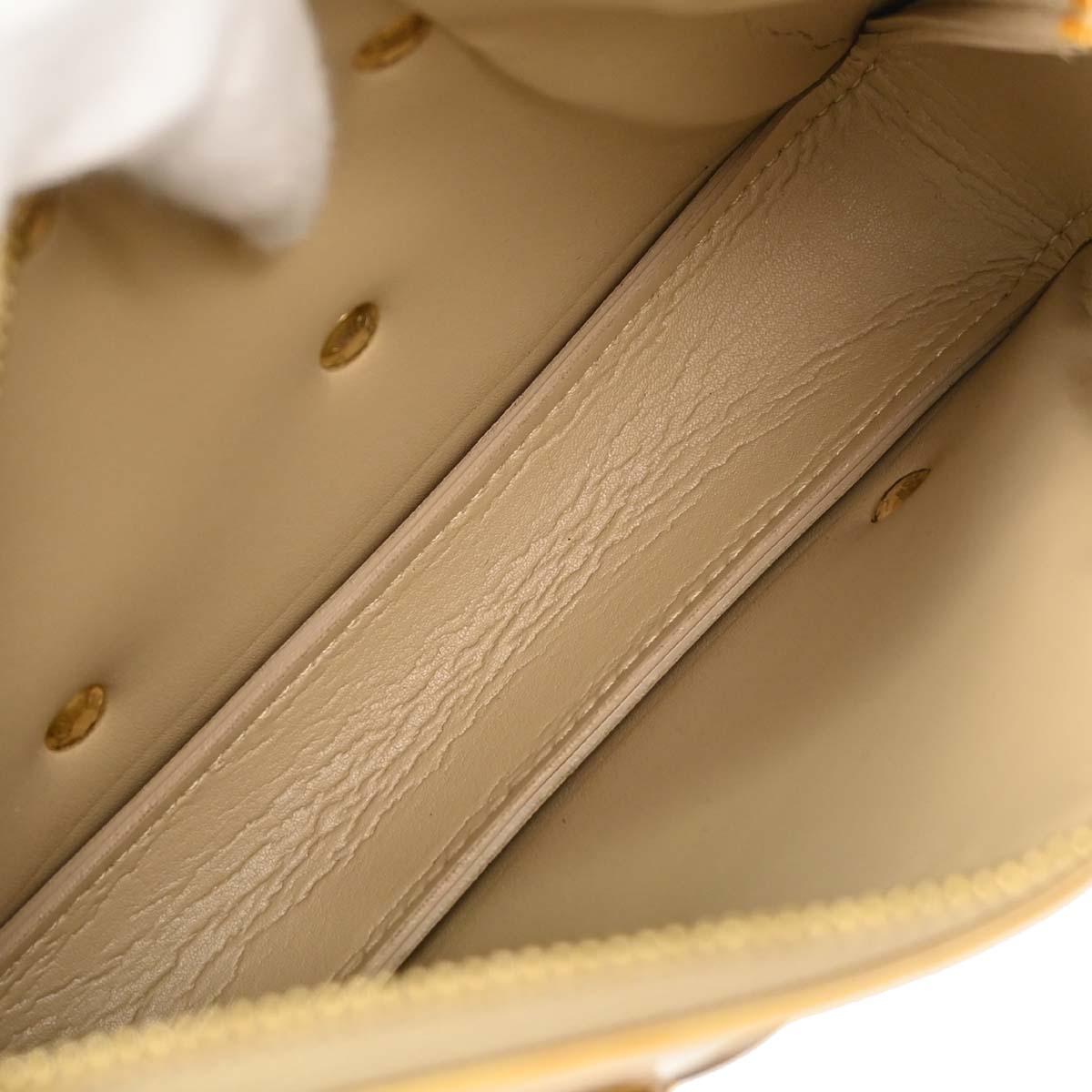 Louis Vuitton Beige Vernis Flower Lexington Handbag M92246