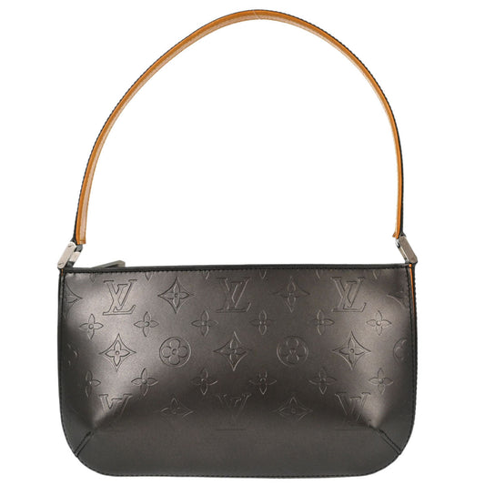 Louis Vuitton Black Monogram Mat Fowler Handbag M55142