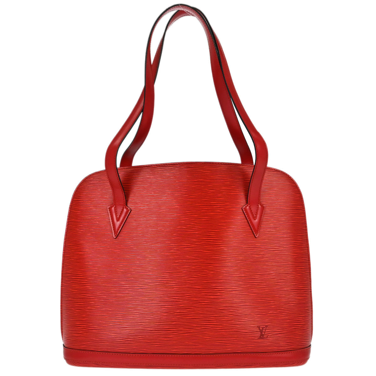 Louis Vuitton Red Epi Lussac Shoulder Bag M52287