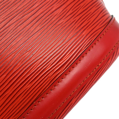 Louis Vuitton Red Epi Lussac Shoulder Bag M52287