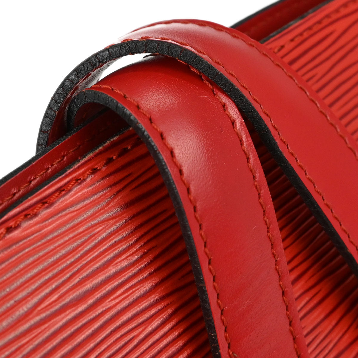 Louis Vuitton Red Epi Lussac Shoulder Bag M52287