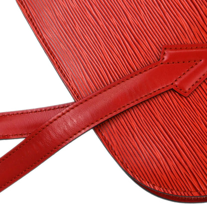 Louis Vuitton Red Epi Lussac Shoulder Bag M52287