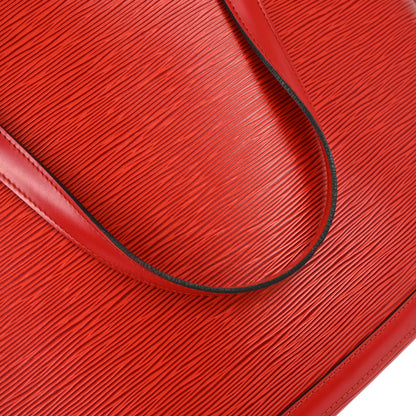 Louis Vuitton Red Epi Lussac Shoulder Bag M52287