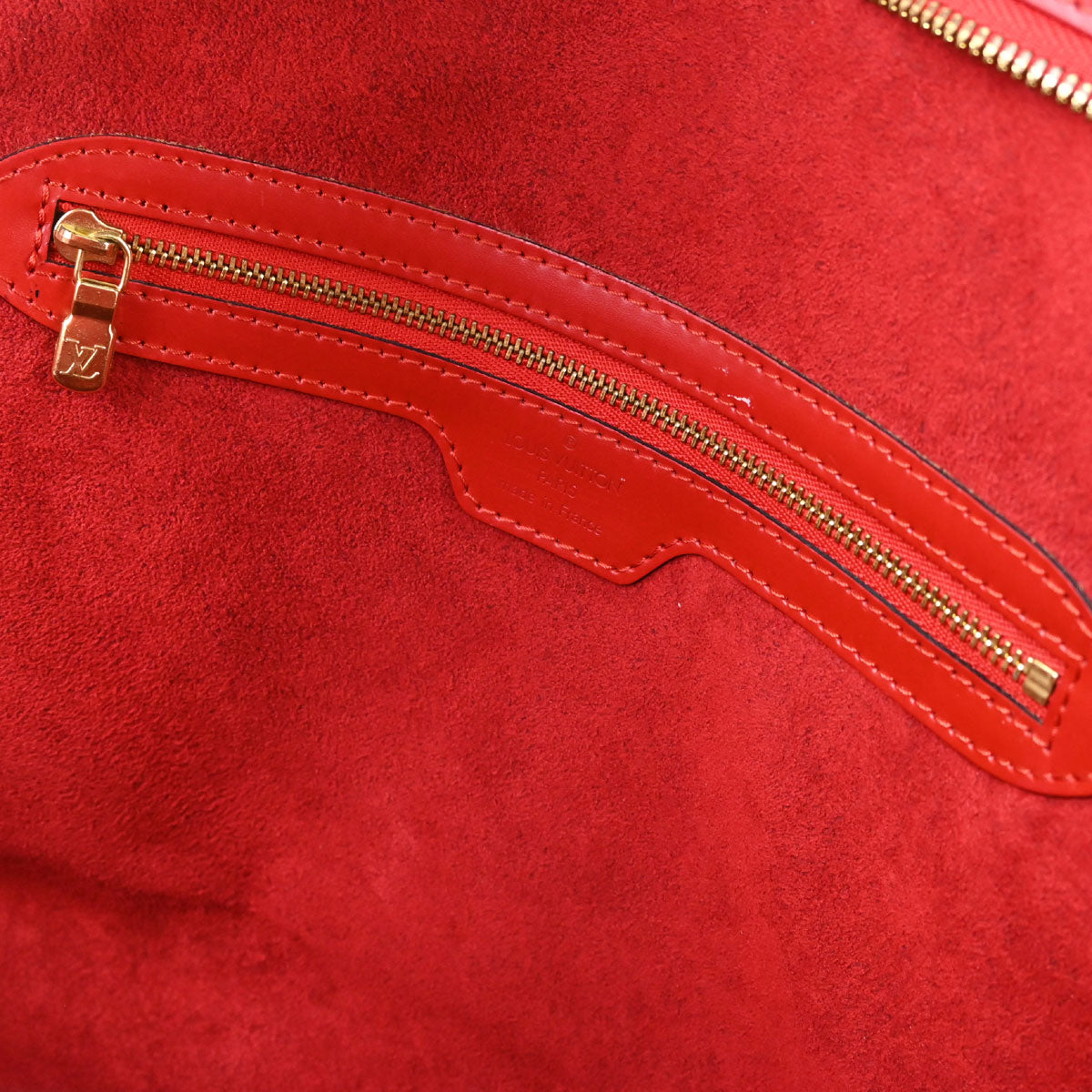 Louis Vuitton Red Epi Lussac Shoulder Bag M52287