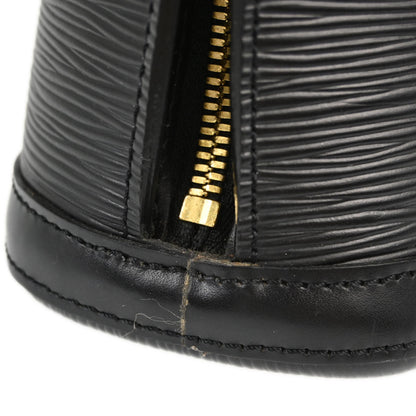 Louis Vuitton Black Epi Lussac Shoulder Bag M52282