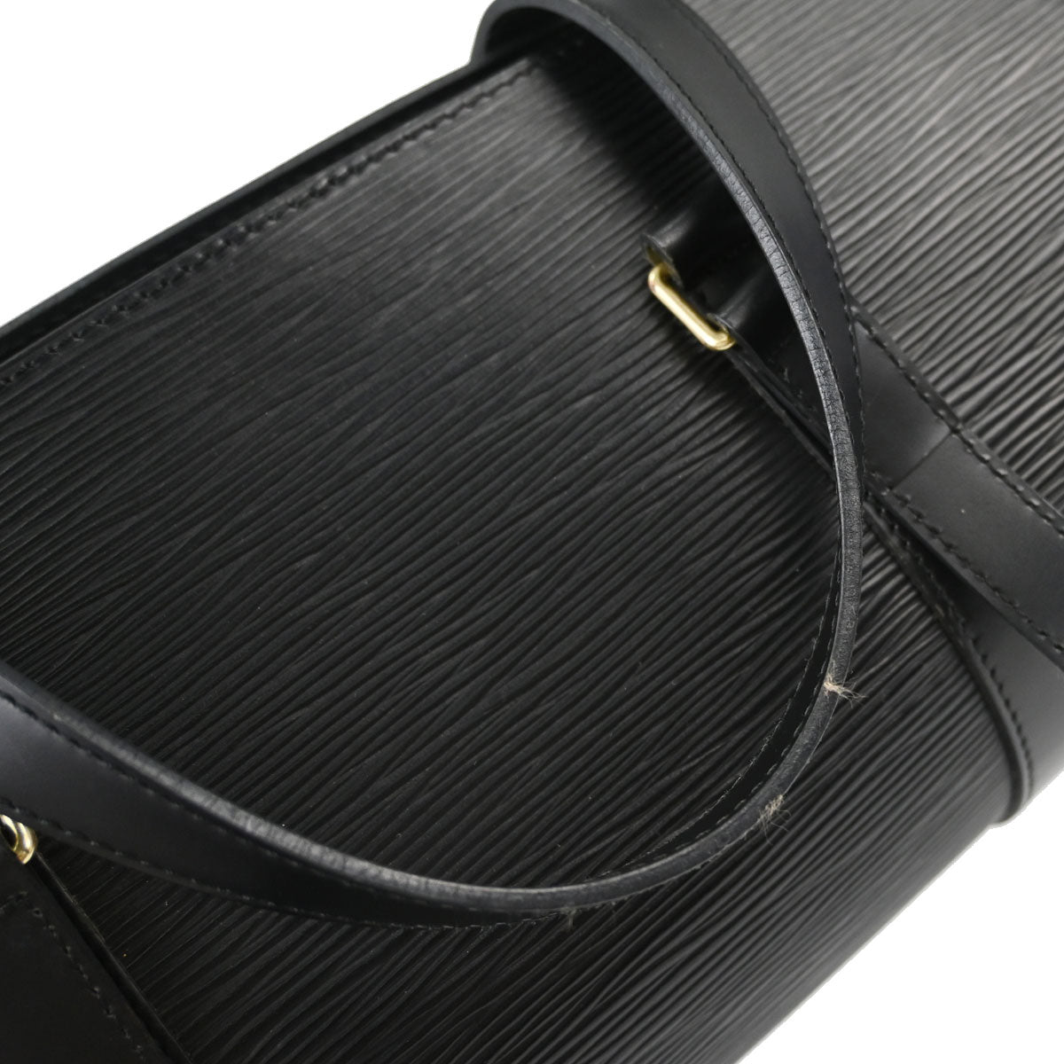 Louis Vuitton Black Epi Soufflot Handbag M52862