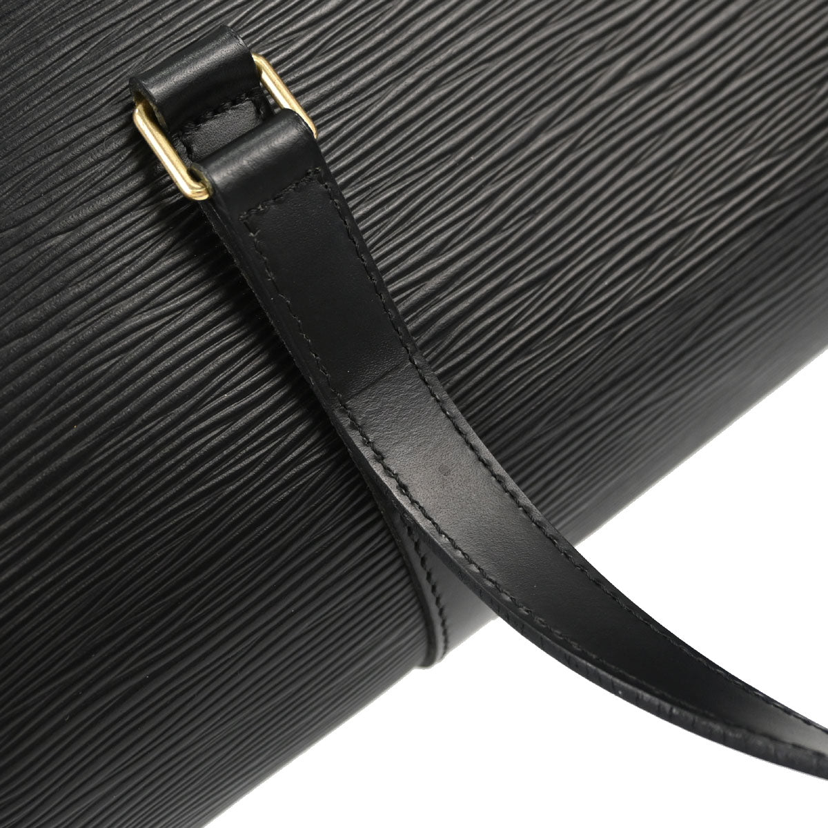 Louis Vuitton Black Epi Soufflot Handbag M52862