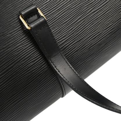Louis Vuitton Black Epi Soufflot Handbag M52862