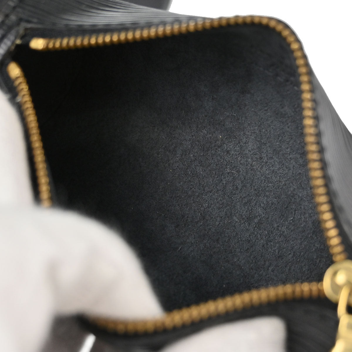 Louis Vuitton Black Epi Soufflot Handbag M52862