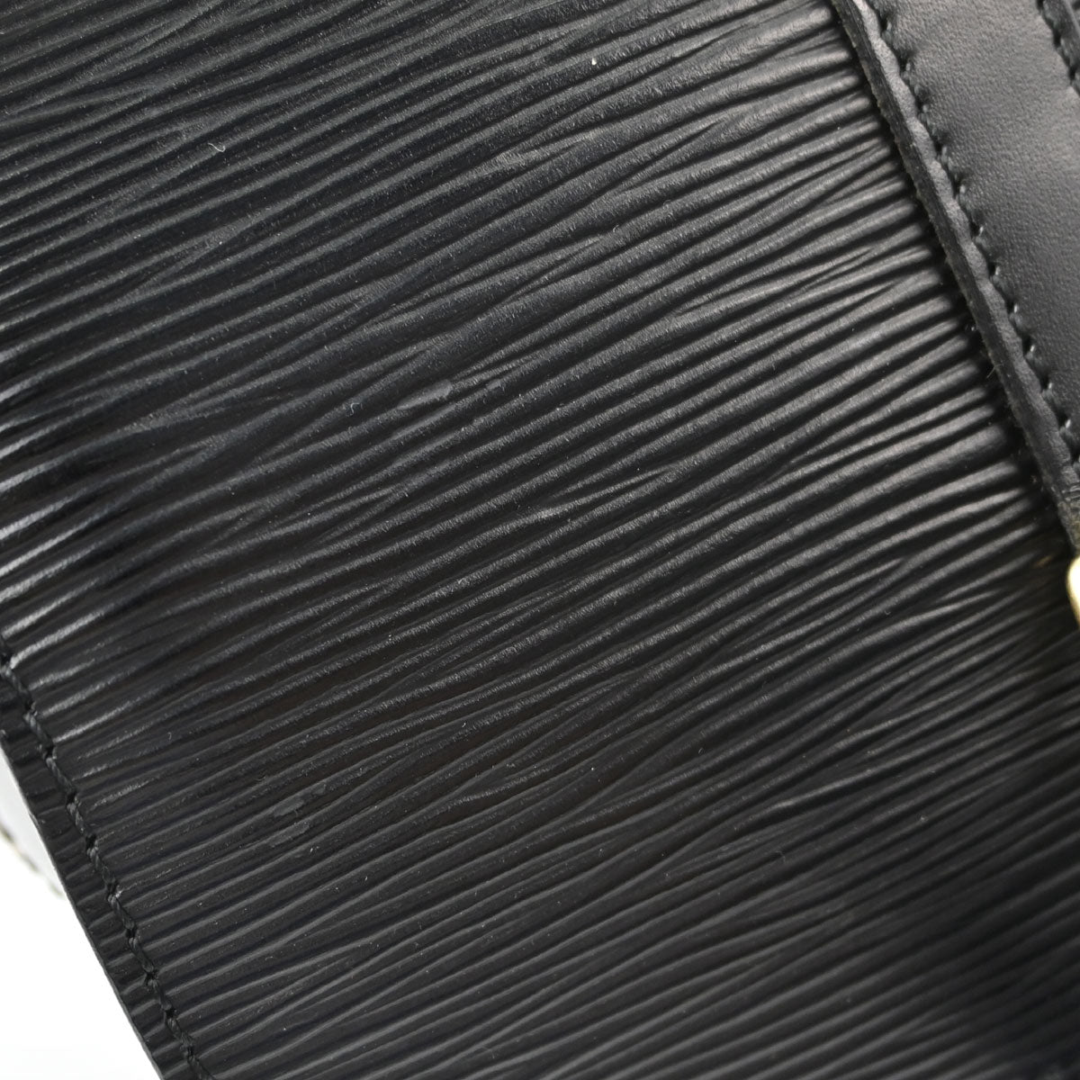 Louis Vuitton Black Epi Soufflot Handbag M52862