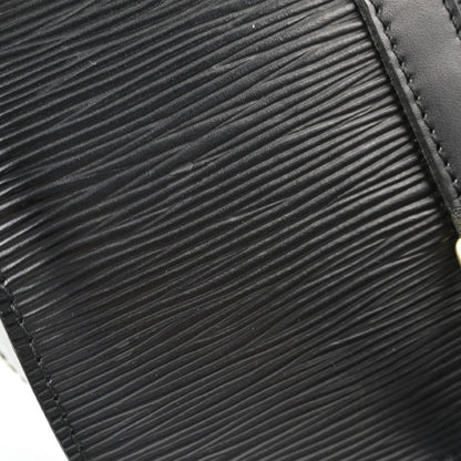 Louis Vuitton Black Epi Soufflot Handbag M52862