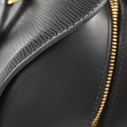 Louis Vuitton Black Epi Soufflot Handbag M52862