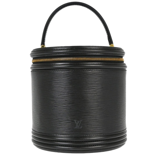 Louis Vuitton Black Epi Cannes Vanity Handbag M48032