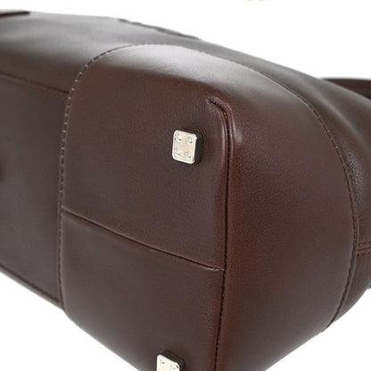 Loewe Brown Leather Fusta Tote Handbag